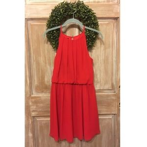 Red Halter Prom Dress Lace Macy's